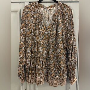 Faherty boho blouse